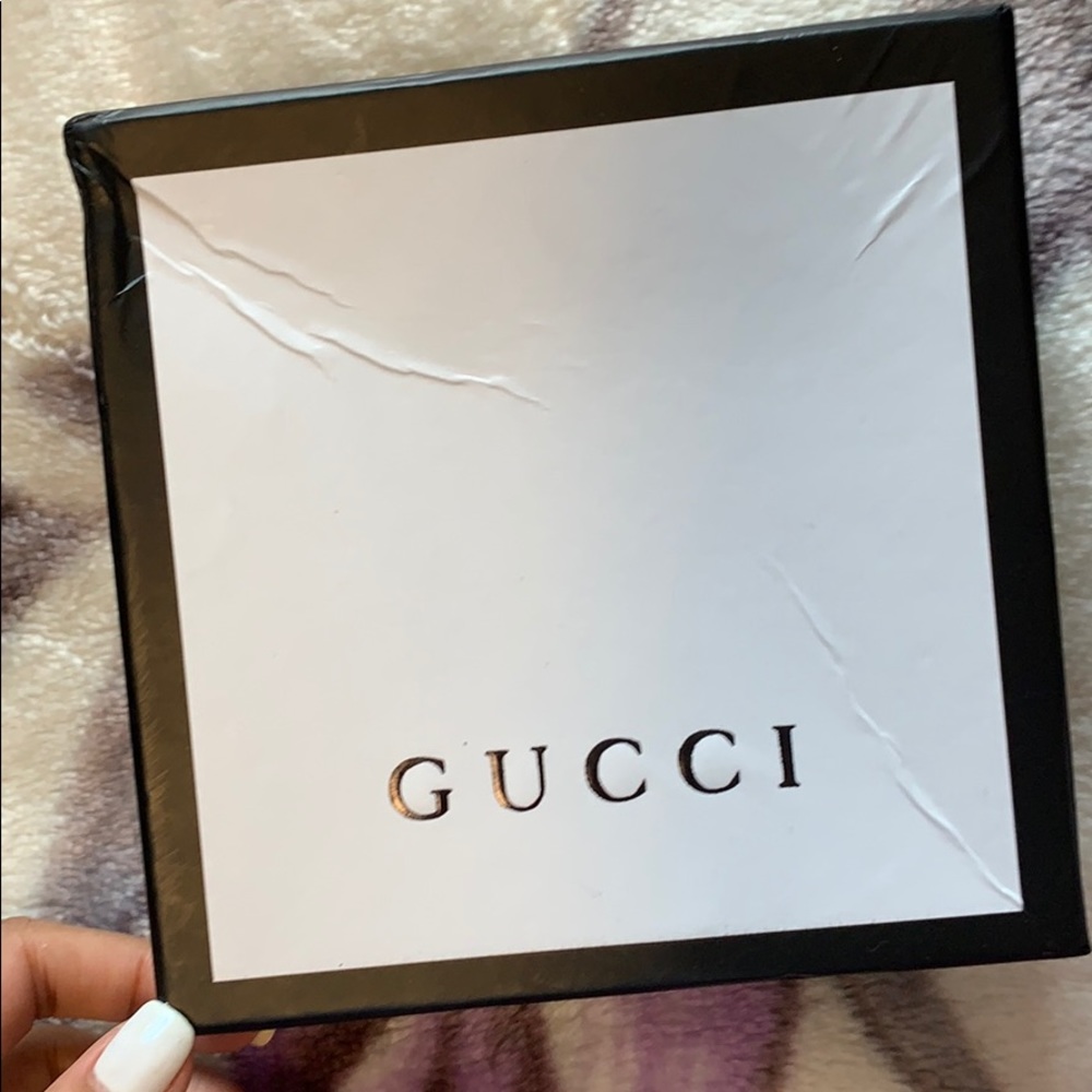 Small Gucci Leather belt with Double G buckle